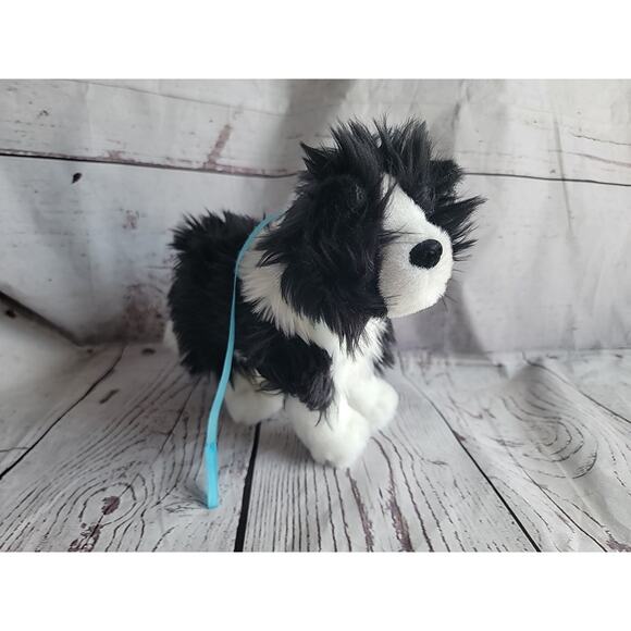 American Girl Saige's Dog Black White Boarder Collie Rembrandt Retired - Picture 1 of 8